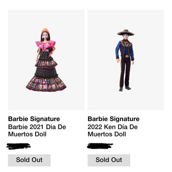 Are you a Barbie Collector? BARBIE AND KEN DIA DE MUERTOS 2021 BUNDLE . $225 - Picture 9 of 9